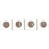 Image 2 : Strip of Four Canadian Large Cents - 1916, 1919, 1919, 1920