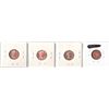 Image 2 : Strip of Four Canadian Cents "Uncirculated" - 1962, 1963, 1967, 1968