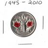 Image 1 : 2010 Canadian Twenty-Five Cent - 1945-2012 Remember - Coloured