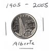 Image 1 : 2005 Canadian Twenty-Five Cent - Alberta 1905-2005