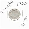 Image 1 : 1920 Canadian Silver Ten Cent