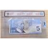 Image 1 : 2002 Bank of Canada Five Dollar Bill - ANW3728500 - Printed in 2001