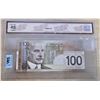 Image 1 : 2004 Bank of Canada One Hundered Dollar Bill - EJA0085535 - Printed in 2003