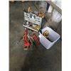 Image 1 : TRAY AND PAIL OF HAND TOOLS AND SHOP SUPPLIES