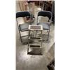 Image 1 : 2 FOLDING CHAIRS AND FOLDING STEP STOOL