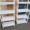 Image 4 : 2 6FT PLASTIC SHELVING UNITS