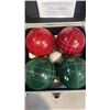 Image 3 : CASED BOCCE BALL SET