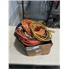 Image 1 : BOX OF EXTENTION CORDS AND POWER CABLES