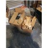Image 1 : 2 BOXES OF WOOD WEDGES AND SHOP HARDWARE
