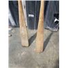 Image 2 : TWO WOOD OARS