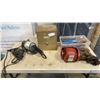 Image 1 : TRAY OF TOOLS, POWER TOOLS, HEX KEYS AND PUMP