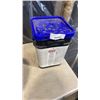 Image 10 : 3 PAILS AND CRATE OF ELECTRICAL HOUSINGS, TOOL HANGING HOOKS, HARDWARE AND RODENTICIDE