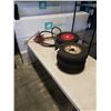 Image 1 : 6 WHEELBARROW WHEELS AND BARREL PUMP