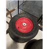 Image 8 : 6 WHEELBARROW WHEELS AND BARREL PUMP