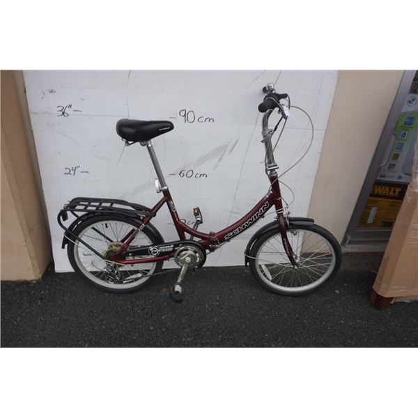 BURGANDY SCHWINN BIKE