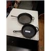 Image 1 : 2 TRAMONTINA CAST IRON PANS