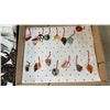 Image 2 : LOT OF NEW LEATHER NECKLACES, SEMI PRECIOUS STONE PENDANTS AND PONYTAIL ACCESSORIES