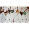 Image 3 : LOT OF NEW LEATHER NECKLACES, SEMI PRECIOUS STONE PENDANTS AND PONYTAIL ACCESSORIES
