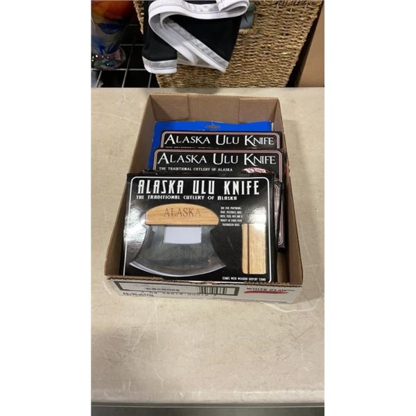 5 NEW ALASKAN ULU KNIVES