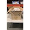 Image 1 : BOX OF CANDLES AND CANDLE HOLDERS