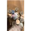 Image 3 : BOX OF CANDLES AND CANDLE HOLDERS