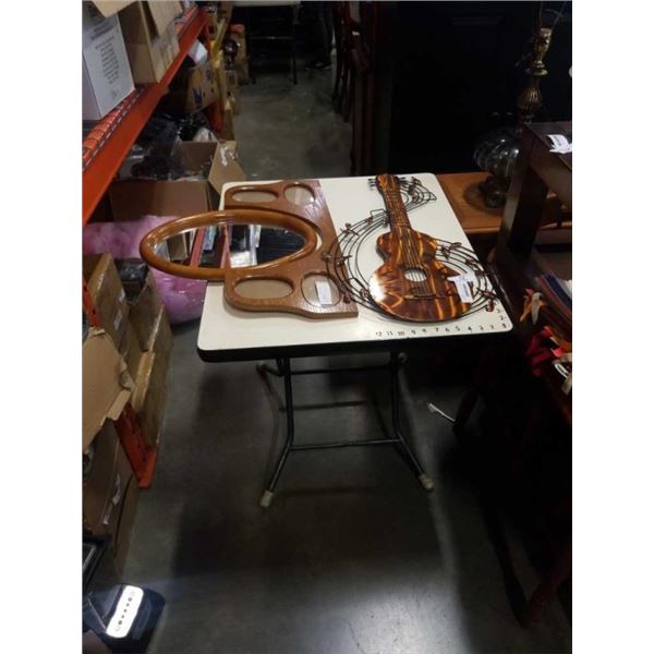 METAL WALL METAL ART AND PICTURE FRAME MIRROR