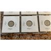Image 8 : 7 CANADIAN SILVER WWII DIMES 1939-1945 .800 SILVER