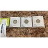 Image 1 : 3 CANADA DIMES 1930-1932 .800 SILVER