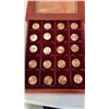 Image 2 : 20 UNCIRCULATED 1967 ONE PENNIES DISPLAY CASE