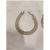 Image 2 : 2 SILVER BRACELETS