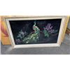 Image 2 : 2 FRUIT PRINTS AND VELVET PEACOCK PRINT
