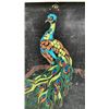 Image 3 : 2 FRUIT PRINTS AND VELVET PEACOCK PRINT