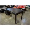 Image 2 : BLACK 1 DRAWER DESK AND 2 DRAWER FILING CABINET ENDTABLE