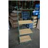Image 3 : GREEN WIRE RACK WITH SLAT SHELVES