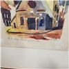 Image 2 : WATERCOLOR ON PAPER NOTRE DAME DES VICTORIES QUEBEC, SIGNED FERNAND LABELLE