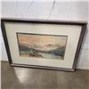 Image 1 : WATERCOLOR ON PAPER LANDSCAPE SIGNED R O STEWART