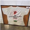 Image 1 : ROLLING STONES FRAMED CONCERT SHIRT AND TICKET 1994 VANCOUVER