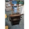 Image 2 : VINTAGE MAGAZINE RACK AND MODERN ENDTABLE