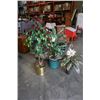 Image 1 : 3 ARTIFICIAL PLANTS - TREE AND 2 FLOWERS