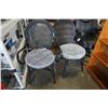 Image 1 : 2 BLACK RATTAN CHAIRS