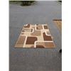 Image 1 : BROWN AND BEIGE AREA CARPET 90 X 63 INCH