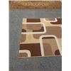 Image 2 : BROWN AND BEIGE AREA CARPET 90 X 63 INCH