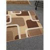 Image 3 : BROWN AND BEIGE AREA CARPET 90 X 63 INCH