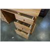 Image 3 : 6 DRAWER OAK DESK