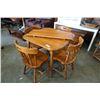 Image 1 : MAPLE DINING TABLE AND 4 CHAIRS