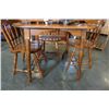 Image 8 : MAPLE DINING TABLE AND 4 CHAIRS