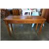 Image 1 : OAK HALL TABLE