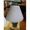 Image 2 : PAIR OF BLUE CERAMIC TABLE LAMPS