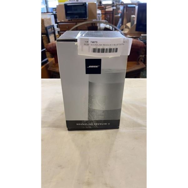 BOSE SOUNDLINK REVOLVE II BLUETOOTH SPEAKER SILVER - TESTED WORKING