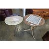 Image 1 : 2 DECORATIVE PARLOUR TABLES